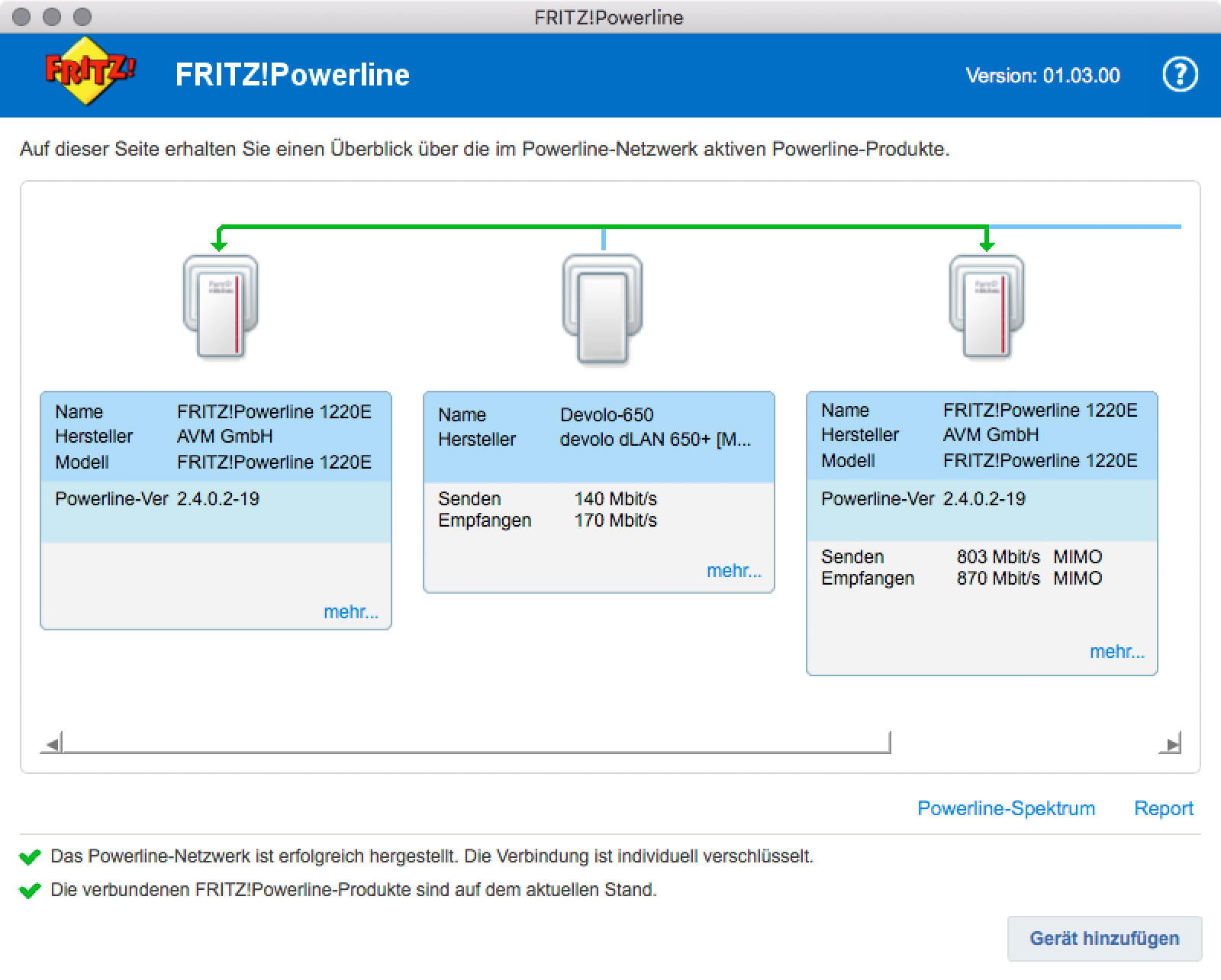 Fritz powerline software